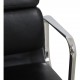 Charles Eames EA-217 kontorstol betrukket sort læder