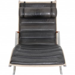 Fabricius og Kastholm Græshopper stol i sort læder