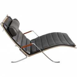 Fabricius og Kastholm Græshopper stol i sort læder