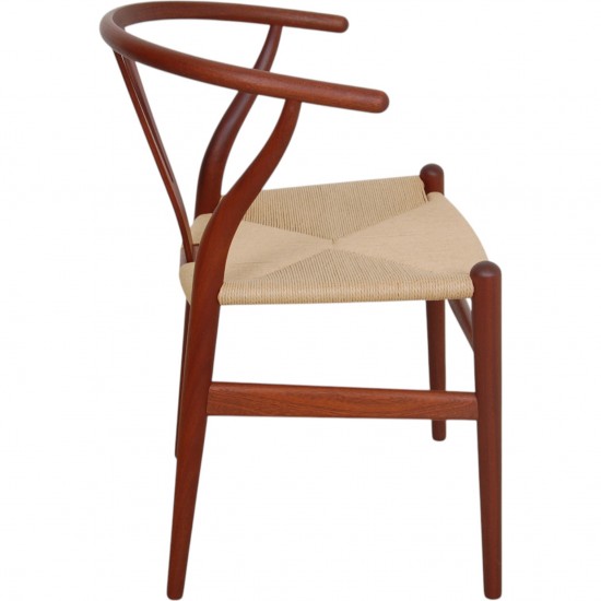 Hans Wegner CH24 Y-stol i mahogni