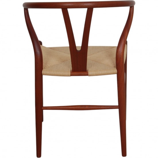 Hans Wegner CH24 Y-stol i mahogni