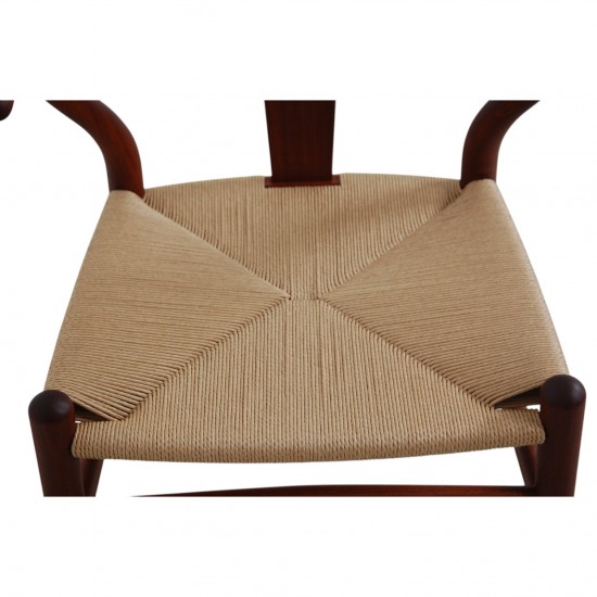 Hans Wegner CH24 Y-stol i mahogni