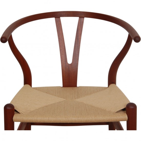 Hans Wegner CH24 Y-stol i mahogni