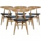 Set of 6 Hans Wegner CH33p chairs in oak