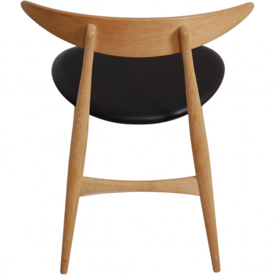 Sæt med 6 Hans Wegner CH33p stole i eg