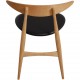 Sæt med 6 Hans Wegner CH33p stole i eg