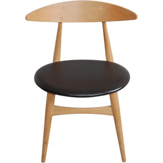 Sæt med 6 Hans Wegner CH33p stole i eg