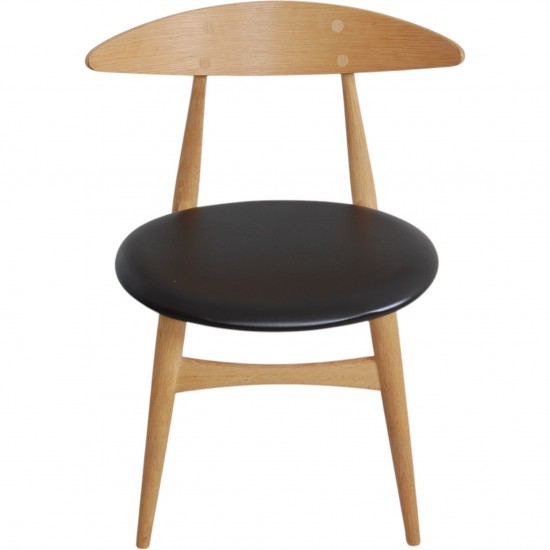 Sæt med 6 Hans Wegner CH33p stole i eg