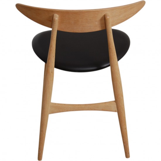 Sæt med 6 Hans Wegner CH33p stole i eg