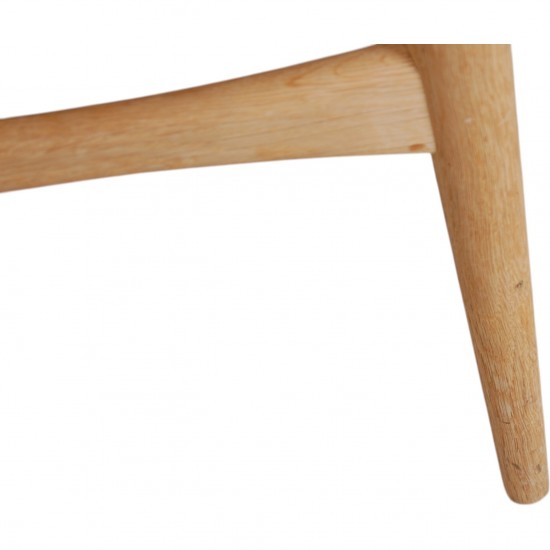 Sæt med 6 Hans Wegner CH33p stole i eg