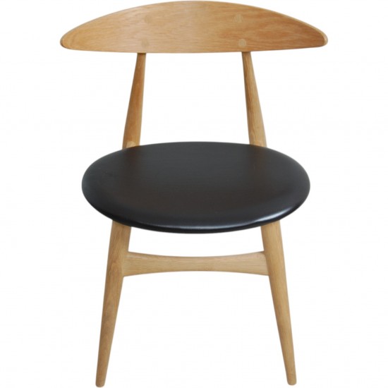 Sæt med 6 Hans Wegner CH33p stole i eg