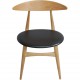 Sæt med 6 Hans Wegner CH33p stole i eg