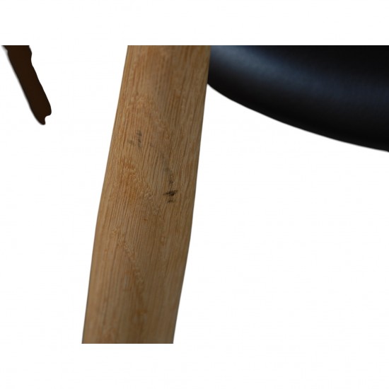 Sæt med 6 Hans Wegner CH33p stole i eg