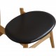 Sæt med 6 Hans Wegner CH33p stole i eg
