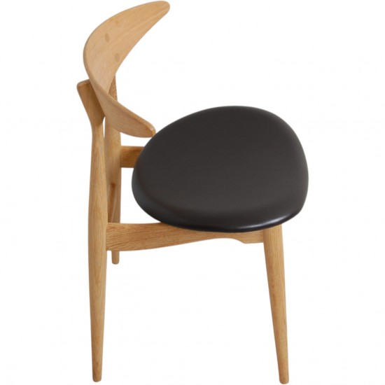 Sæt med 6 Hans Wegner CH33p stole i eg