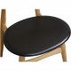 Sæt med 6 Hans Wegner CH33p stole i eg