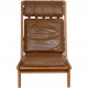 Hans Wegner GE-375 stol i brun læder