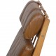Hans Wegner GE-375 stol i brun læder