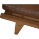 Hans Wegner GE-375 stol i brun læder