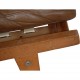 Hans Wegner GE-375 stol i brun læder