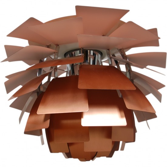Poul Henningsen kobber Kogle lampe 72 Cm
