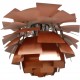 Poul Henningsen kobber Kogle lampe 72 Cm
