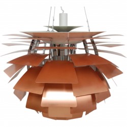Poul Henningsen kobber Kogle lampe 72 Cm