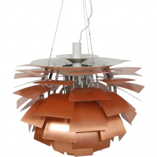 Poul Henningsen kobber Kogle lampe 72 Cm