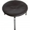 Poul Kjærholm PK33 stool in dark brown leather