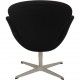 Arne Jacobsen Svane stol i sort Tonus stof 2016