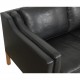 Børge Mogensen 2213 3-personers sofa i sort læder