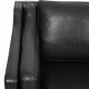 Børge Mogensen 2213 3-personers sofa i sort læder