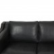 Børge Mogensen 2213 3-personers sofa i sort læder