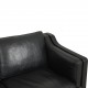 Børge Mogensen 2213 3-personers sofa i sort læder