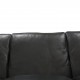 Børge Mogensen 2213 3-personers sofa i sort læder