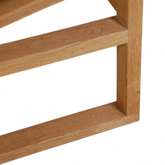 Børge Mogensen 2256 slæde stol i eg 1980'erne