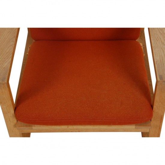 Børge Mogensen 2256 slæde stol i eg 1980'erne