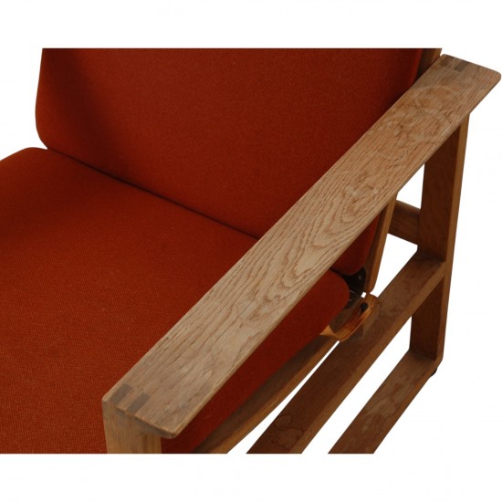 Børge Mogensen 2256 slæde stol i eg 1980'erne