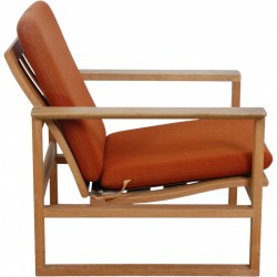 Børge Mogensen 2256 slæde stol i eg 1980'erne