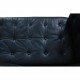 Børge Mogensen Tremmesofa i sort læder 1969