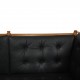 Børge Mogensen Tremmesofa i sort læder 1969