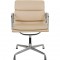 Charles Eames EA-208 softpad stol i lyst læder 2007