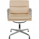 Charles Eames EA-208 softpad stol i lyst læder 2007