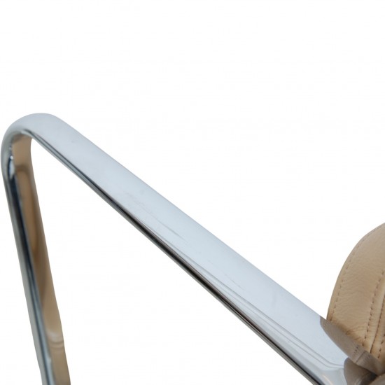 Charles Eames EA-208 softpad stol i lyst læder 2007