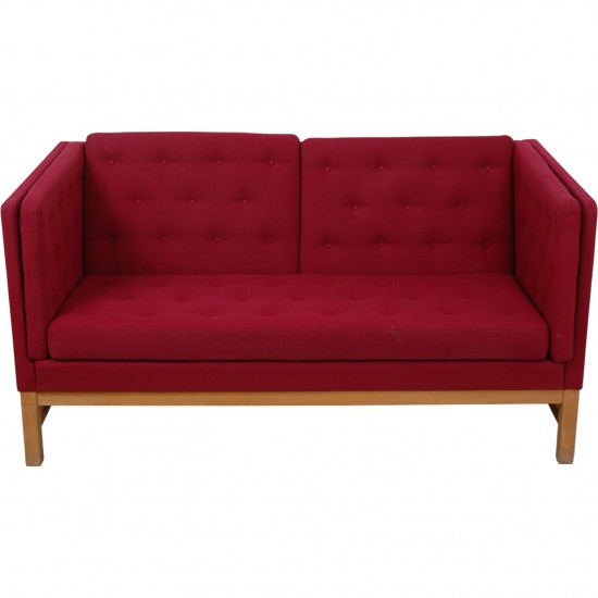 Erik Jørgensen EJ315 2-personers sofa i rødt stof 2000'erne