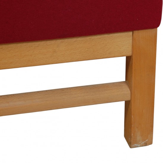 Erik Jørgensen EJ315 2-personers sofa i rødt stof 2000'erne