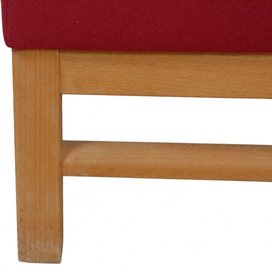 Erik Jørgensen EJ315 2-personers sofa i rødt stof 2000'erne