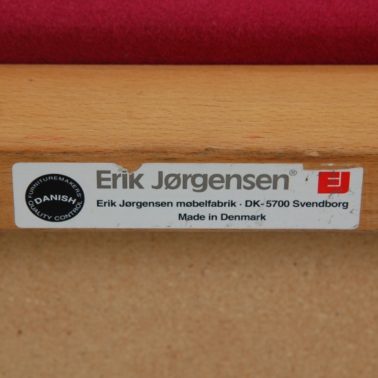 Erik Jørgensen EJ315 2-personers sofa i rødt stof 2000'erne