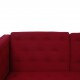 Erik Jørgensen EJ315 2-personers sofa i rødt stof 2000'erne