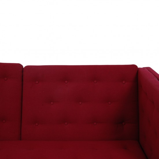 Erik Jørgensen EJ315 2-personers sofa i rødt stof 2000'erne